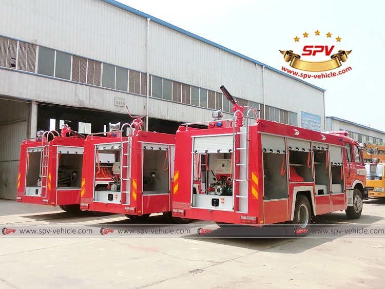 3 units of Dongfeng fire fighting truck - RB